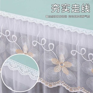 烤火炉罩长方形夏季薄款防水防油蕾丝客厅家用防尘全包茶几罩