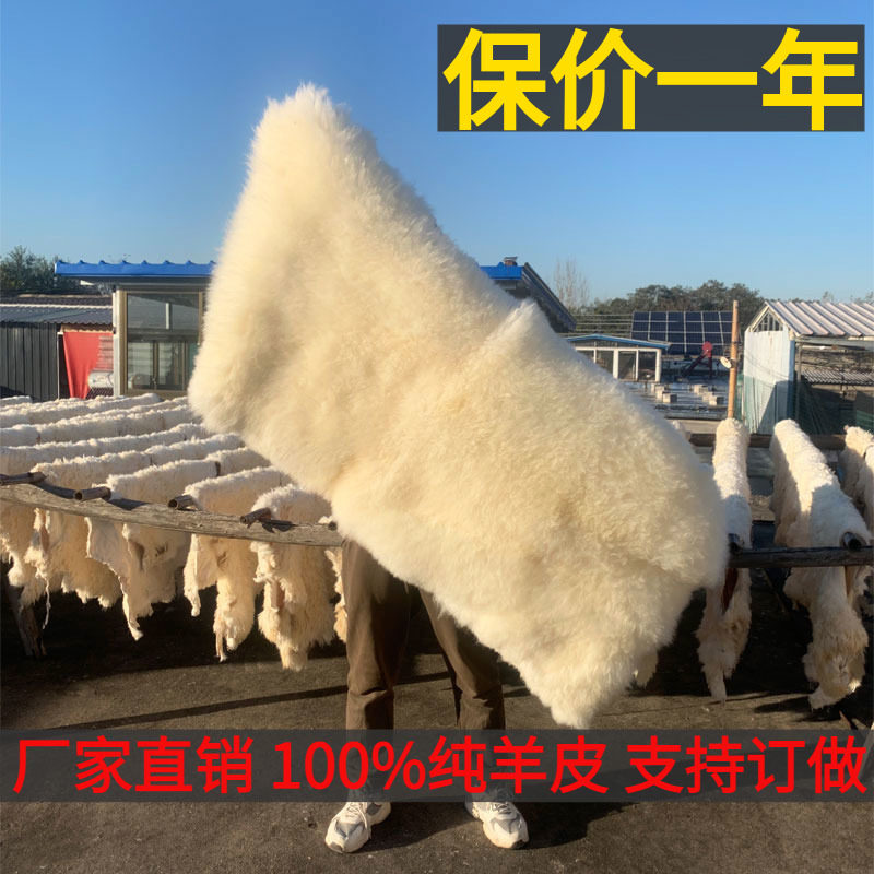 纯羊皮羊毛褥子皮毛一体单宿舍学生床垫子老防潮毯子