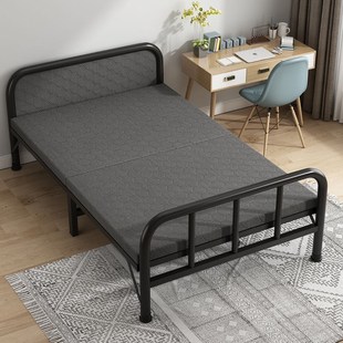 出租屋床免安装一米宽的单人床铁床加固加厚午休小