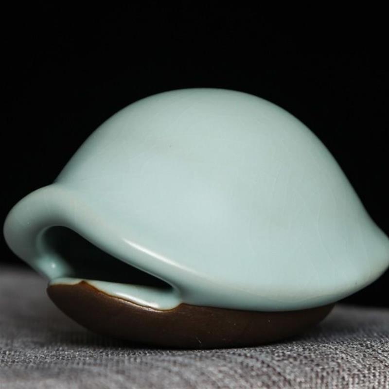 汝窑茶宠 富甲天下复古风茶具 养小乌龟茶玩茶趣