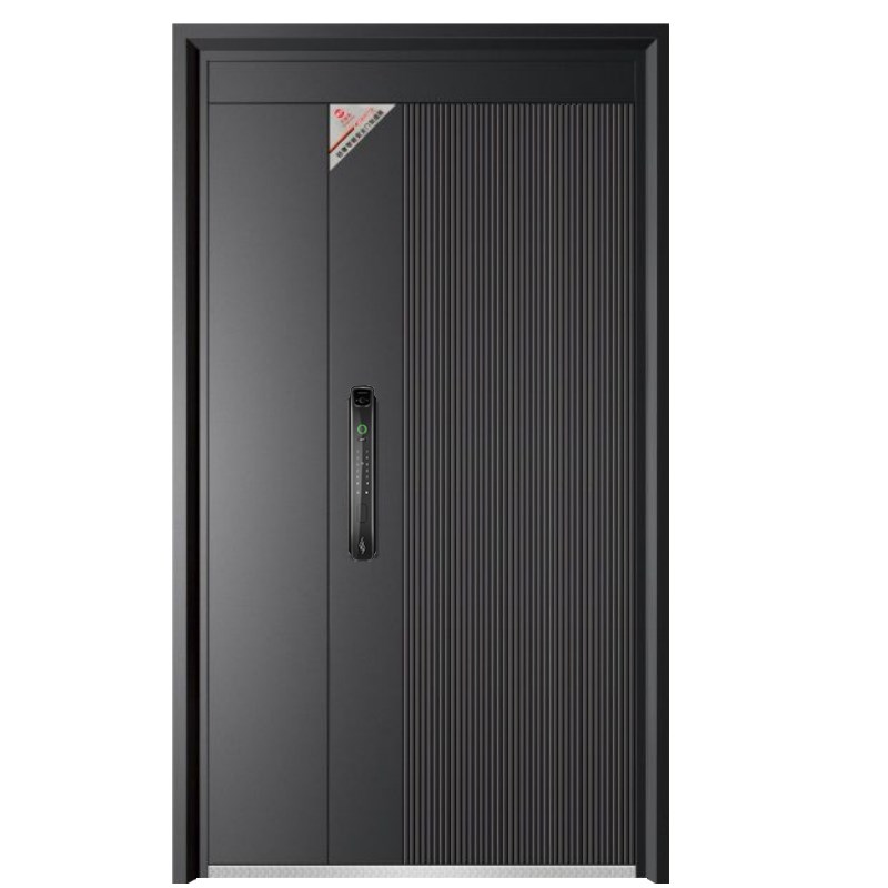 高雅居甲级家用防盗门安全门进户门隐藏式铰链入户门指纹密码大门