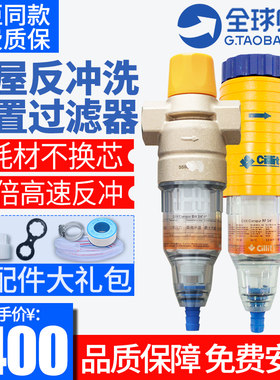 包安装水丽前置反冲洗自来水大水器