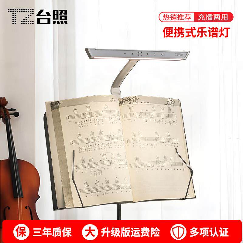 台照乐谱架护眼灯吉他古筝充电曲谱架灯磁吸灯
