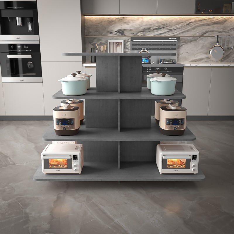 货架展示台中岛架美陈便利店零食展架鞋架超市堆头架母婴银行展台