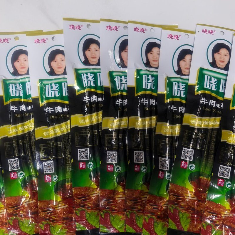 晓晓牛肉味棒解馋小零食解馋麻辣儿时经典面筋怀旧辣条休闲零食