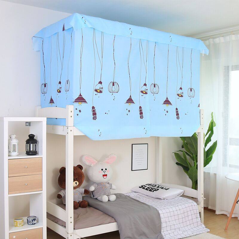 大学生宿舍床帘上铺下铺寝室神器单人床物理遮光透气床幔床围帘子