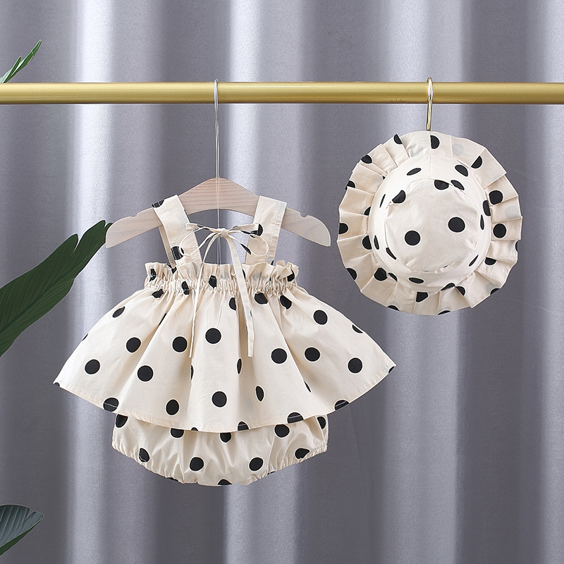 6-12个月8七八9九十5女婴儿套装儿童夏装0-1岁2女宝宝公主3三件套