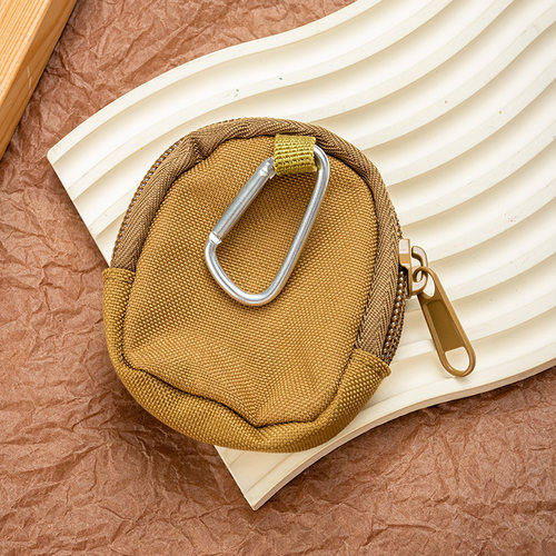 简约户外收纳包随身便携零钱包钥匙包迷你大容量卡片包耳机硬币包