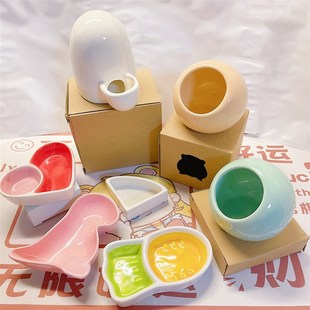 8玖-鹦鹉陶瓷保温箱学吃食盆水壶食碗食盒牡丹虎皮玄凤仓鼠用品