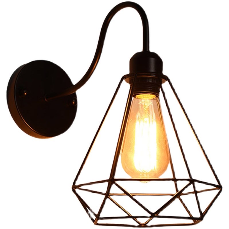 复古工业风壁灯美式个性创意墙灯乡村餐厅咖啡店酒吧过道墙壁灯