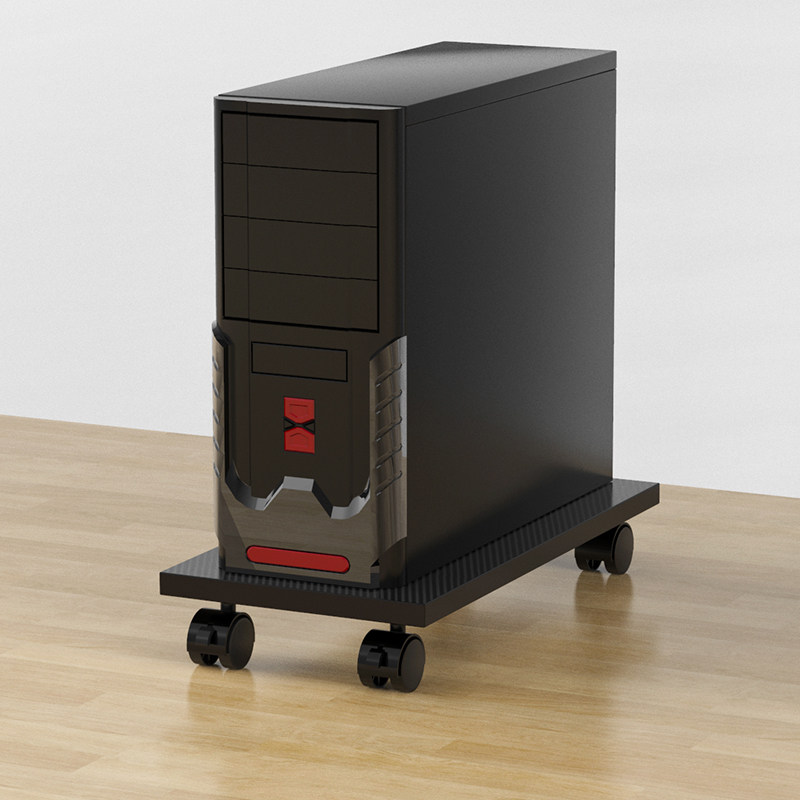 壹巢台式电脑主机托架机箱底座置物架子移动托盘垫高托板滑轮支架