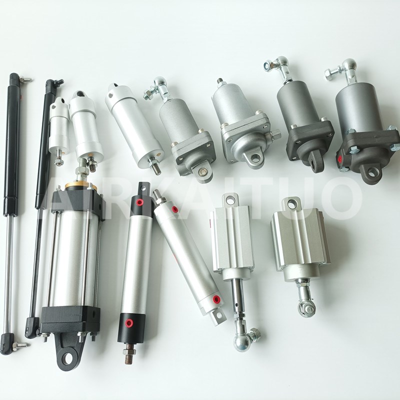 螺杆空压机复盛伺服气缸KAST活塞式膜片式红五环气缸QH50通用气缸