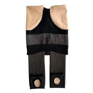 袜 袜女外穿显瘦腿高腰花仙子黑透肤裤 秋冬黑透肤水光小黑裤 内搭裤