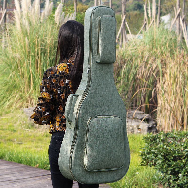 ruiz鲁伊斯加厚吉他包双肩琴包39寸40寸41寸防水防震民谣吉他琴包