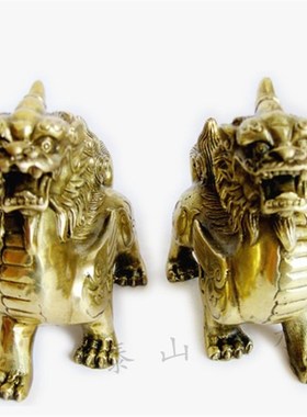 新款铜貔貅摆件家居装饰品玄关客厅办公室店铺开业礼品桌面摆设