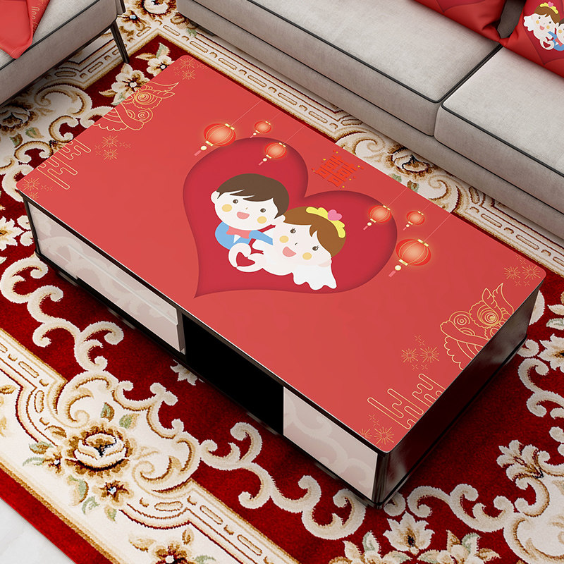 婚庆用品皮革茶几桌布防水防油易擦洗pvc餐桌垫客厅婚礼电视柜垫,居家布艺,茶几垫,淘宝优惠券,粉丝福利购,淘宝优惠卷