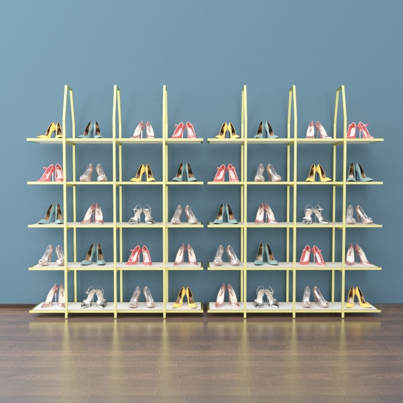 服装鞋包陈列置物架花店化妆饰品店多层展示货架鞋店转角展示架金,商业/办公家具,服装展示架,淘宝优惠券,粉丝福利购,淘宝优惠卷