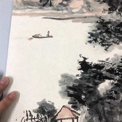 黄宾虹-王异州 国画 画心装饰画 名人字画宣纸高清微喷画芯装裱