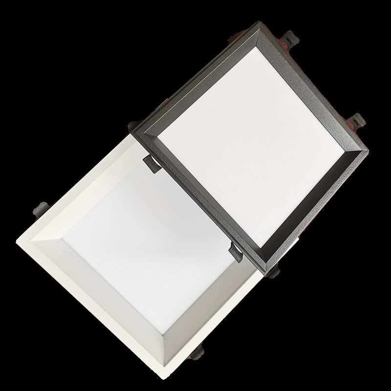 集成吊顶蜂窝大板led灯19*19弹簧卡扣20x20正方形嵌入式吸顶灯具