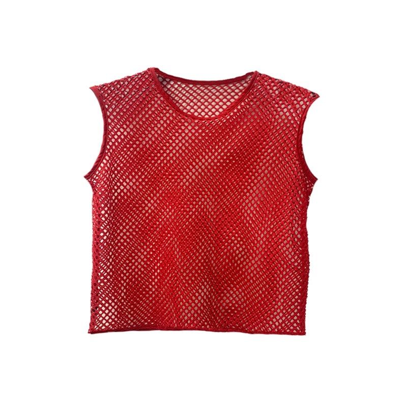 欧美风短款高腰网眼女背心大码休闲夏季镂空网格度假洞洞透气罩衫,女装/女士精品,背心吊带,淘宝优惠券,粉丝福利购,淘宝优惠卷