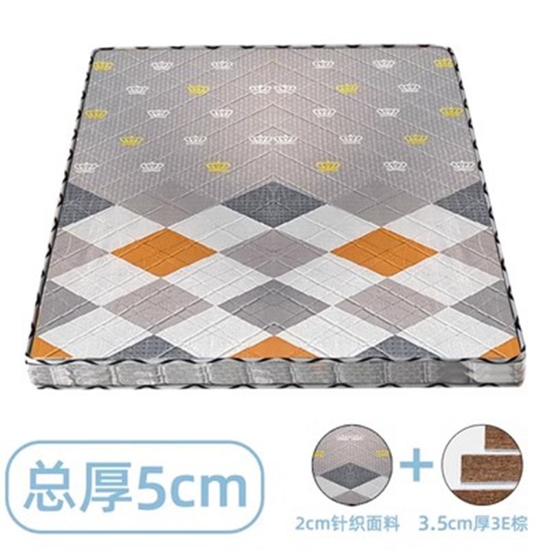 棕垫天然椰棕床垫儿童硬棕榈家用1.35厚薄1.8m1.5米1.2可折叠定做