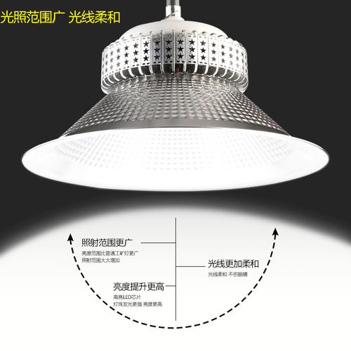 超亮led工矿灯厂房车间仓库照明灯工业吊灯羽毛球馆乒乓球室专用