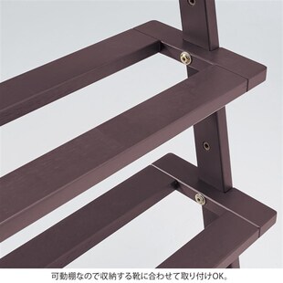 日式简易实木鞋架多层家用隔板置物架收纳架子靠墙原木门口多功能