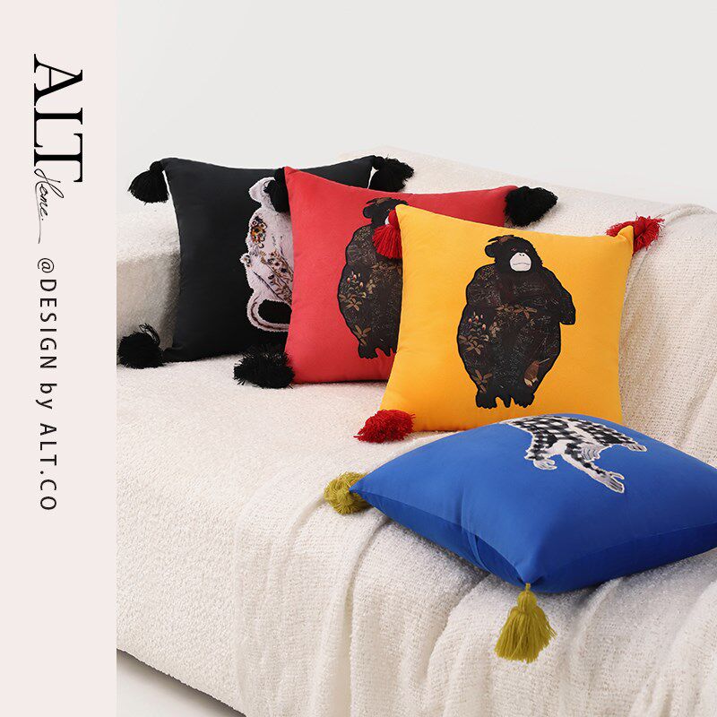 高端沙发客厅抱枕套不含芯卧室轻奢高级感床头艺术靠垫靠背可拆洗