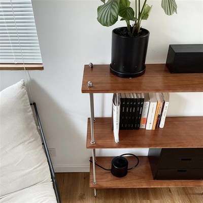 实木落地置物架多层收纳架子家用简易书架客厅储物架盆景展示货架