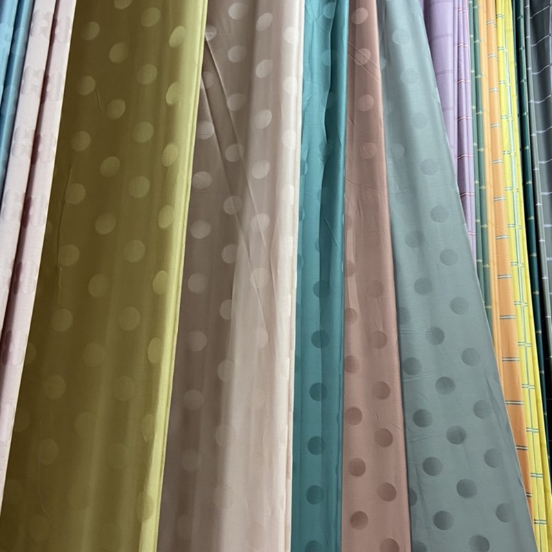 提花贡缎纯棉全棉高端布料布艺宽幅2.5米定制床品被套床单