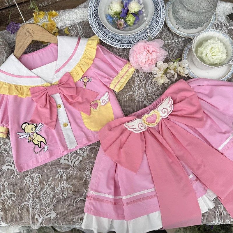 2025新款夏季宝宝两件套连衣裙公主裙女裙子儿童套装女童夏装童装