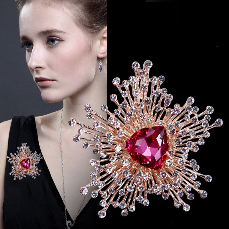 胸针女高档开衫毛衣外套西服装配饰胸花日韩国大气别针扣大衣百搭