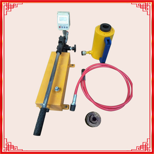 锚杆拉拔仪锚栓植筋拉拔力测试仪圆钢数显指针面砖粘结强度测试仪