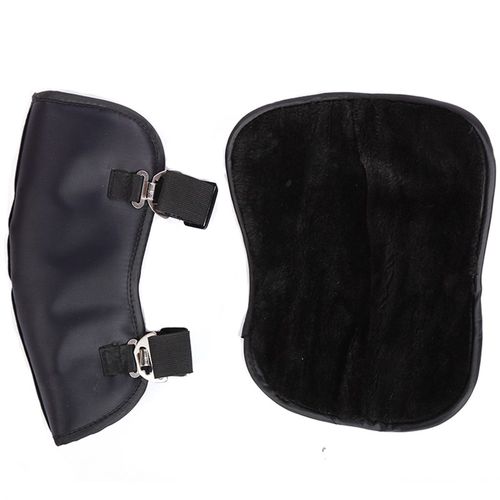 防水短款护膝骑车加绒冬季电动车保暖摩托车护腿防风春秋夏男女