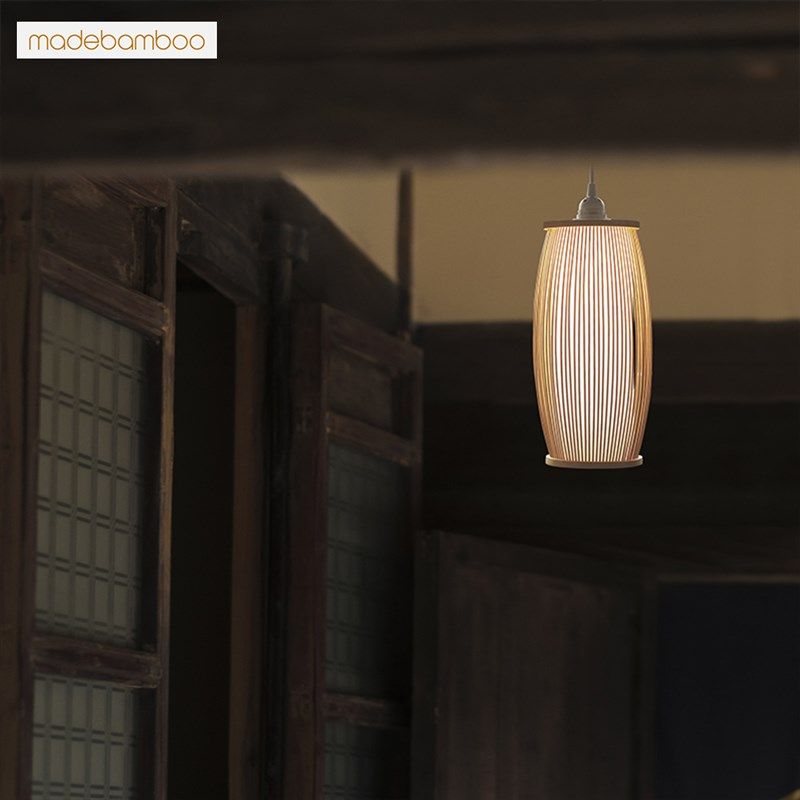 斯雨十竹家 日式床头吊灯 北欧玄关吧台 民宿飘窗过道竹编灯,家装灯饰光源,床头/玄关/吧台/过道吊灯,淘宝优惠券,粉丝福利购,淘宝优惠卷