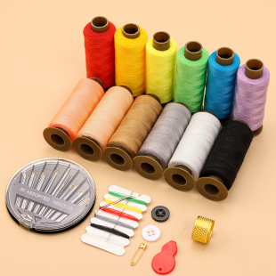 针线盒家用缝纫线针线包手缝针线手工缝衣线高质量402缝纫机线 包