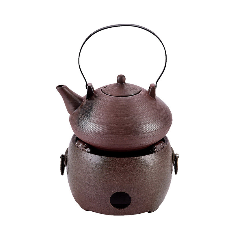 酒精炉煮茶器家用户外泡茶烧水炉陶瓷温茶炉酒精灯煮茶壶加热底座