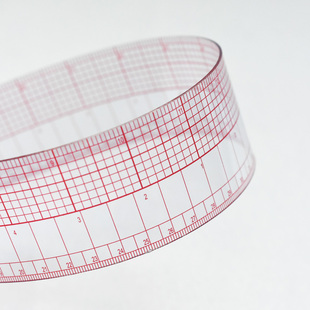 B97放码尺服装裁剪纸样打版制版工具60CM长多功能内置刻度打版尺