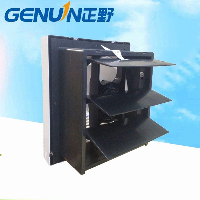 正野换气扇10寸卫生间排气扇300X300玻璃窗墙壁家用厨房浴室静音