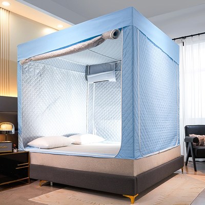 秋冬防风防寒帐篷加厚加棉成人棉帐篷夹保暖儿童家用室内床上冬季