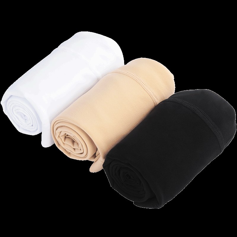 秋冬加绒连裤袜加厚女童保暖肉色打底裤儿童舞蹈袜肤色跳舞专用袜