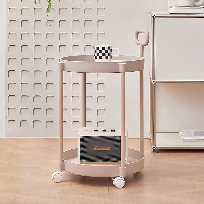 沙发边几客厅家用移动茶几小桌子卧室床边置物架网红带轮床头推车