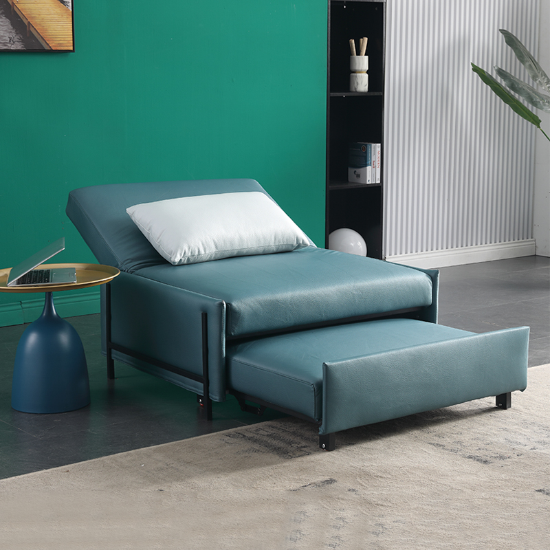 沙发床单人宽60CM小户型极窄1米1.2米免洗科技布坐睡两用卧室阳台