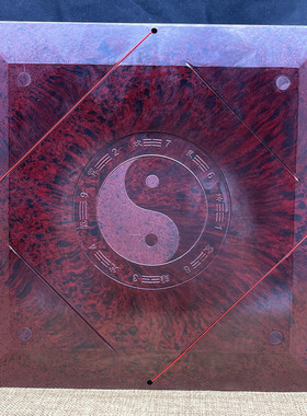 八寸罗盘高精度玛瑙天池崇道堂专业纯铜8寸24层三元三合综合盘