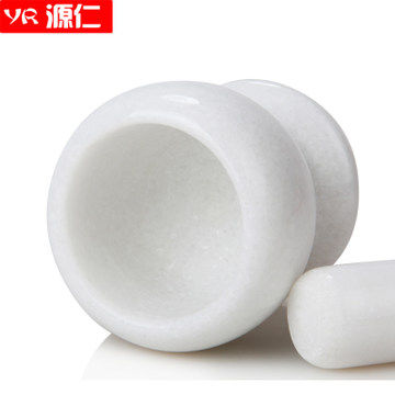 蒜臼子汉白玉石臼捣蒜器捣药罐蒜泥器研钵压蒜器捣碎器