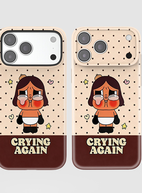 适用iPhone17promax苹果16华为mate70一加oppofindx9荣耀magic8小米15菲林二合一亮面手机壳vivox300波点哭娃