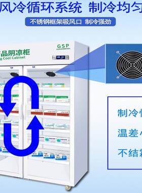 药品阴冰箱柜医药柜柜风冷柜冷藏凉柜陈商列SWM柜实验室用带锁诊