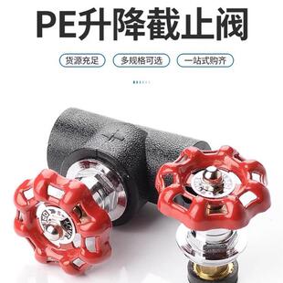 PE接头截20~110止阀25簧升降式阀热熔截止6阀3给水管开关配卡件闸