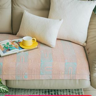 通用高端轻奢防滑高级感高档盖布定制 阳春小镇沙发垫沙发巾棉四季