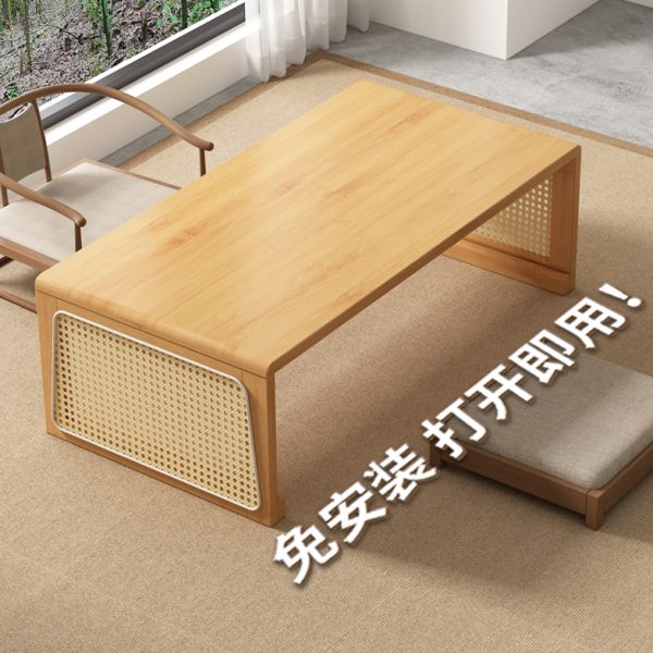 可折叠桌子便携式家用写作业学习桌榻榻米茶桌新款飘窗桌坐地矮桌